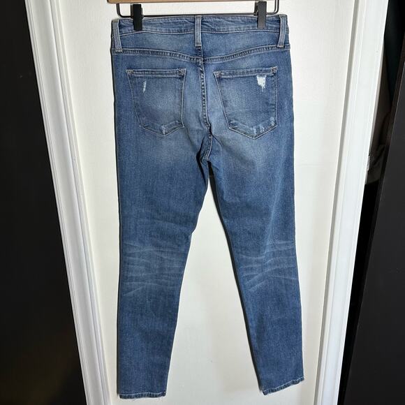 Flying Monkey Women's High Rise Distressed Skinny Jeans Size 28 - Picture 3 of 9